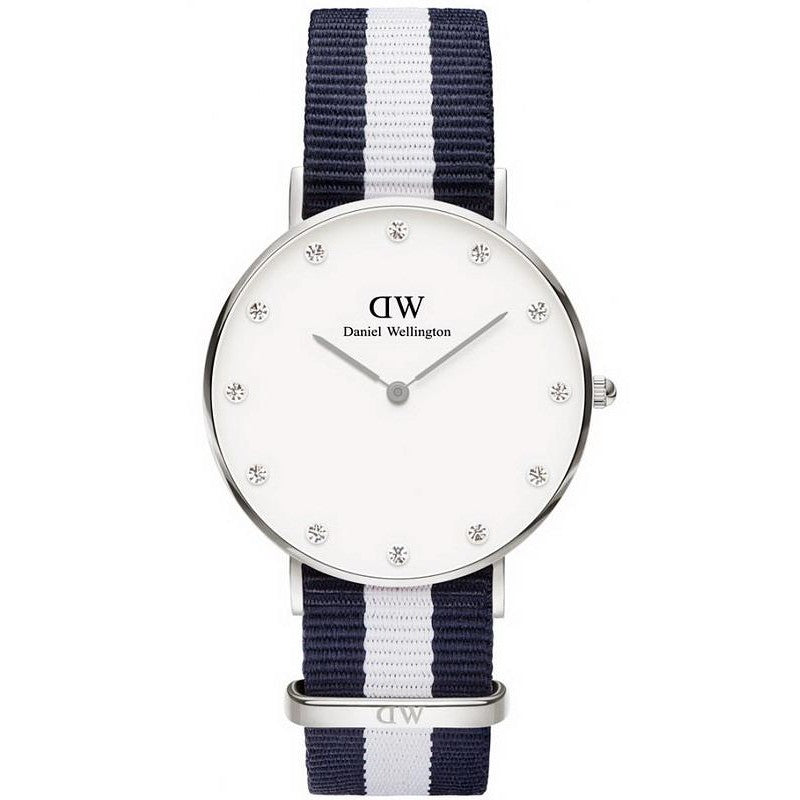 Daniel Wellington Classy Glasgow 34mm Women's Silver Watch DW00100082