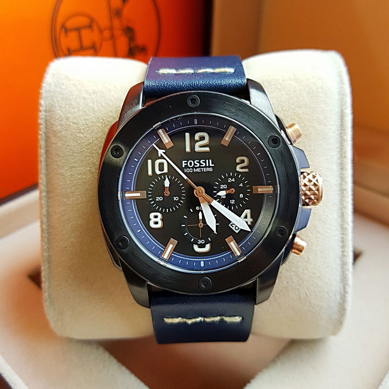 Fossil Modern Machine Chronograph Black Dial Men's Watch FS5066