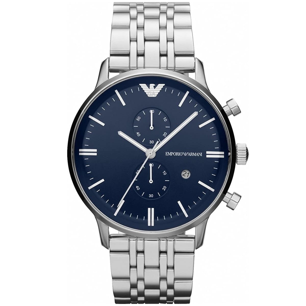 Emporio Armani Chronograph Quartz Dark Blue Dial Watch AR1648