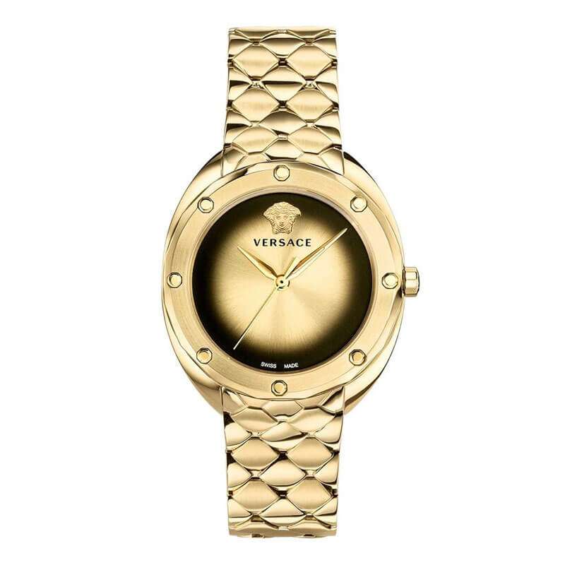 Versace Shadov Gold-Tone Women's Watch  VEBM00618 - Dawson Watches