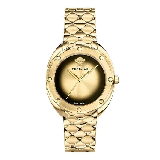 Versace Shadov Gold-Tone Women's Watch  VEBM00618 - Dawson Watches