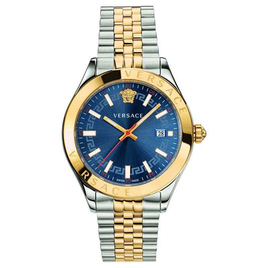 Versace Hellenyium Two-Tone Blue Dial Men's Watch  VEVK00520 - Dawson Watches
