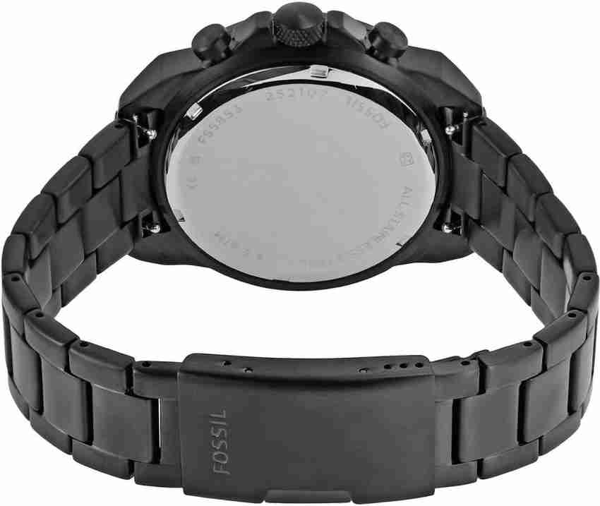 Fossil Bronson Chronograph Quartz Black Dial Men's Watch FS5853
