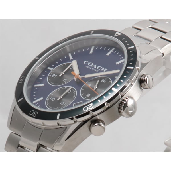 Coach Thompson Silver Sports Men's Watch 14602383 - Dawson Watches #2