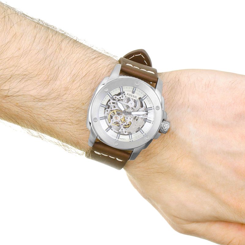 Fossil Modern Machine Skeleton Dial Automatic Men's Watch ME3083