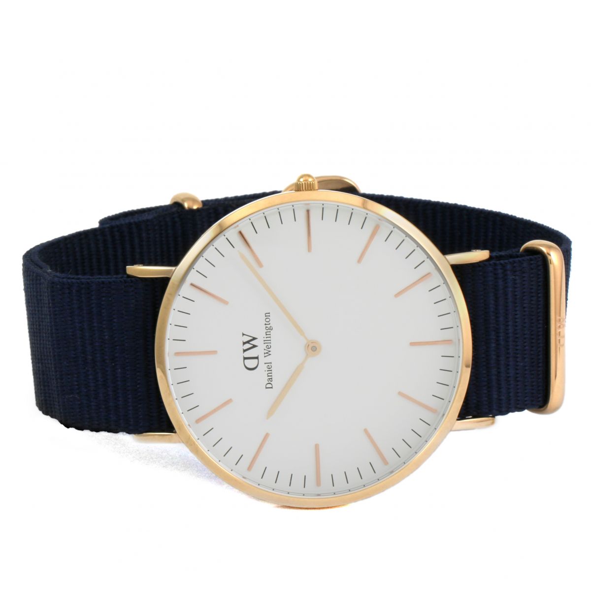 Daniel Wellington White Classic Bayswater 40mm Men's Gold Watch DW00100275 - Dawson Watches