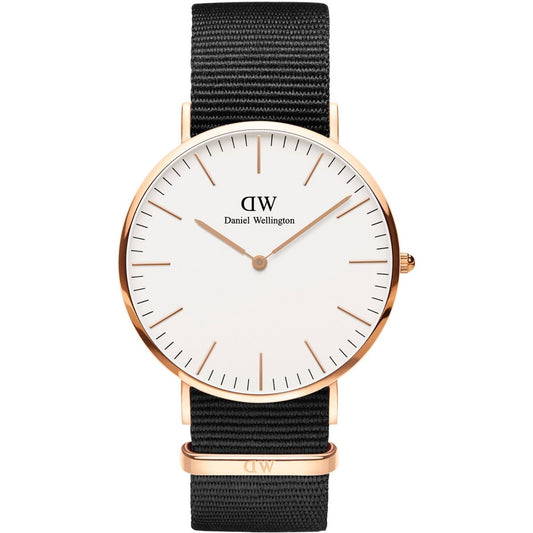 Daniel Wellington White Classic Cornwall 40mm Women's Gold Watch DW00100257 - Dawson Watches
