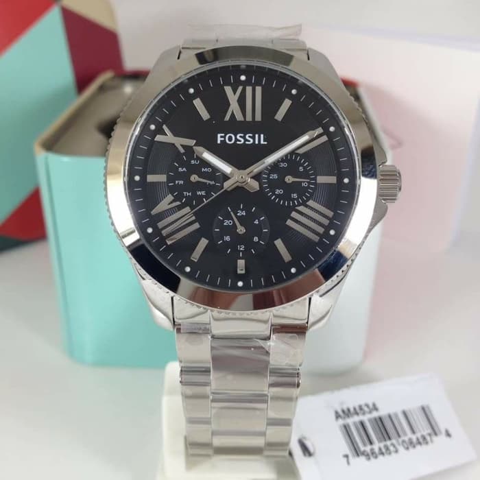 Fossil Cecile Multi-Function Black Dial Watch AM4534