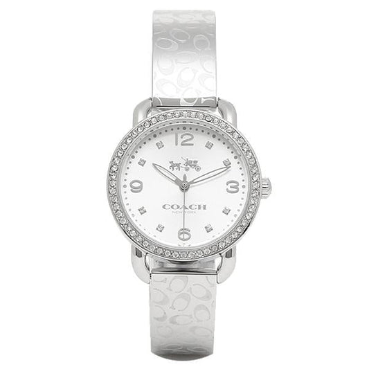 Coach Delancey Classic All Silver Diamond Ladies Watch 14502353