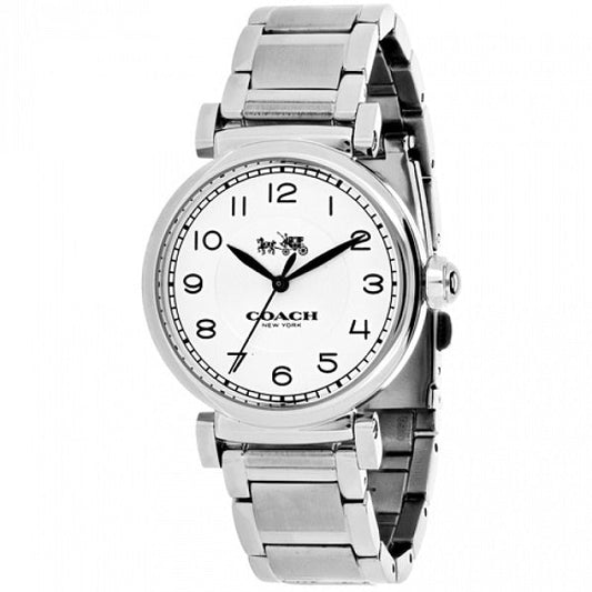 Coach Madison Silver White Dial Women's Watch  14502394 - Dawson Watches
