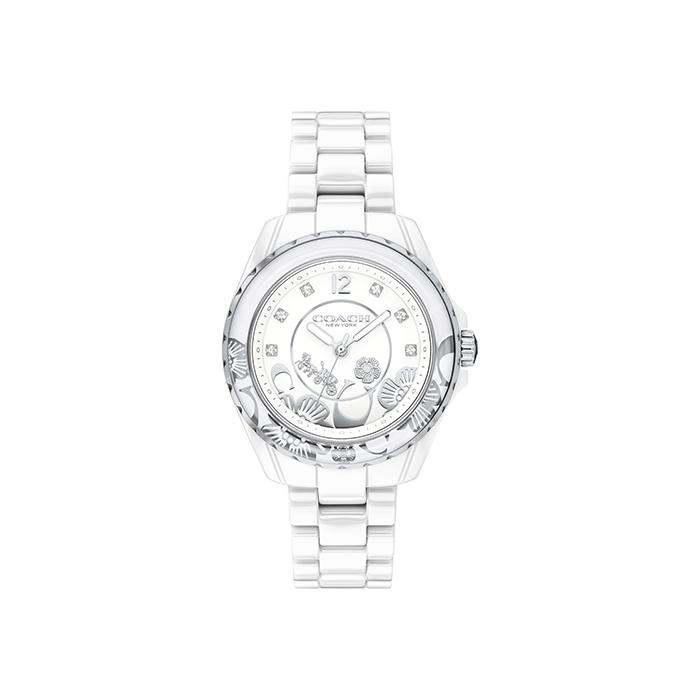 Coach Preston White Women's Watch 14503464