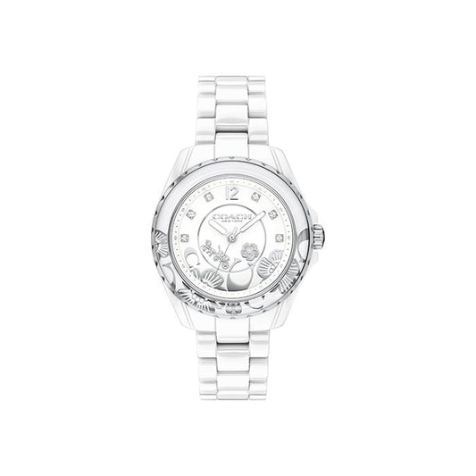 Coach Preston White Women's Watch 14503464