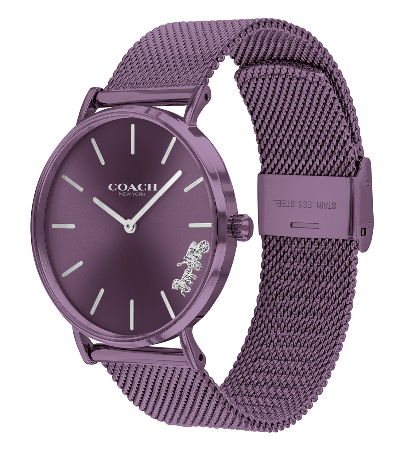 Coach Perry Purple Dial Women's Watch