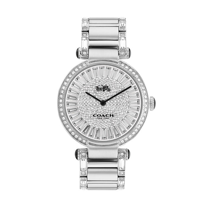 Coach Cary Crystal Silver Women's Watch  14503834 - Dawson Watches