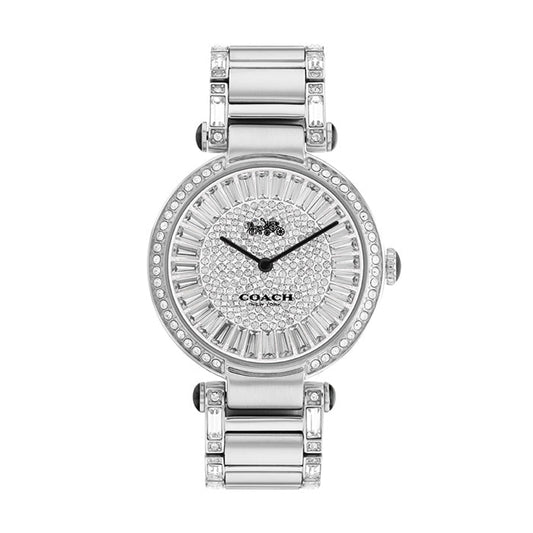 Coach Cary Crystal Silver Women's Watch  14503834 - Dawson Watches