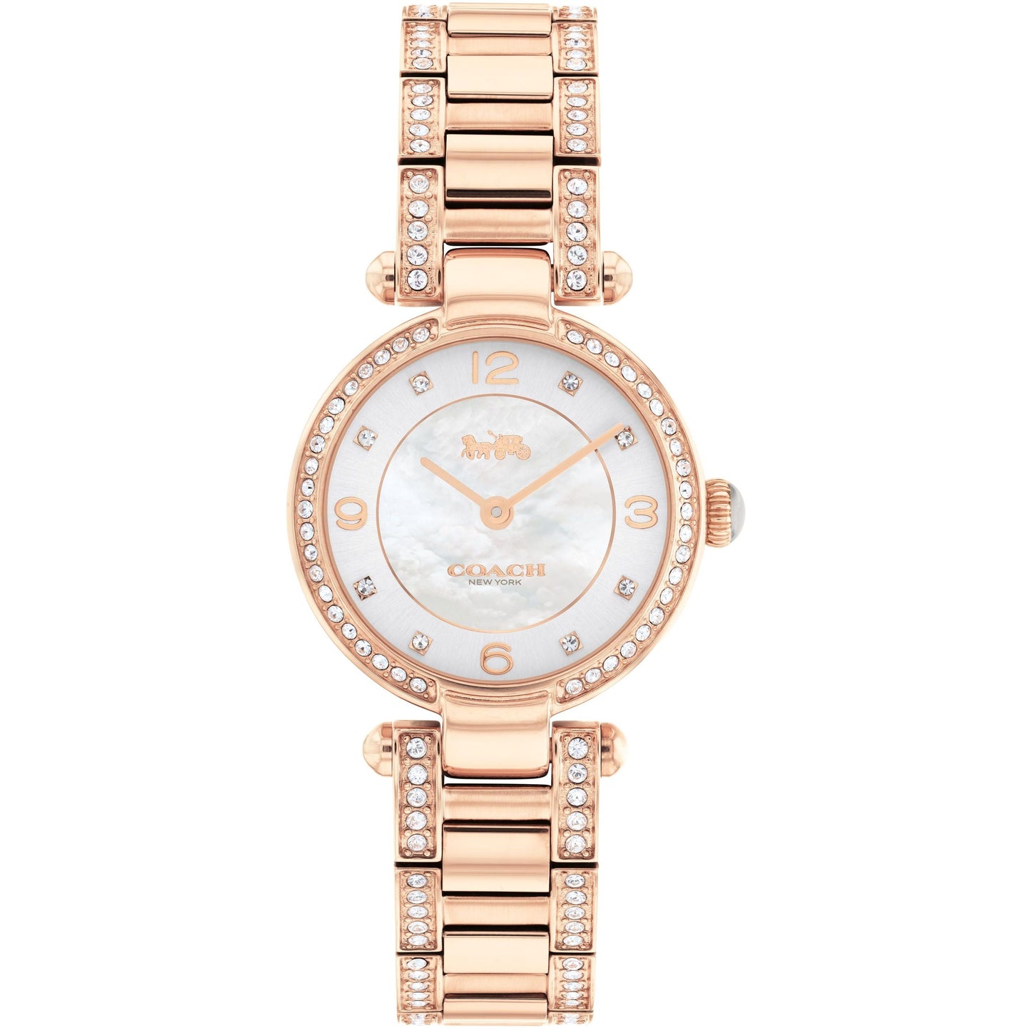 Coach Rose Gold Cary Mother Of Pearl Dial Women's Watch  14503838 - Dawson Watches