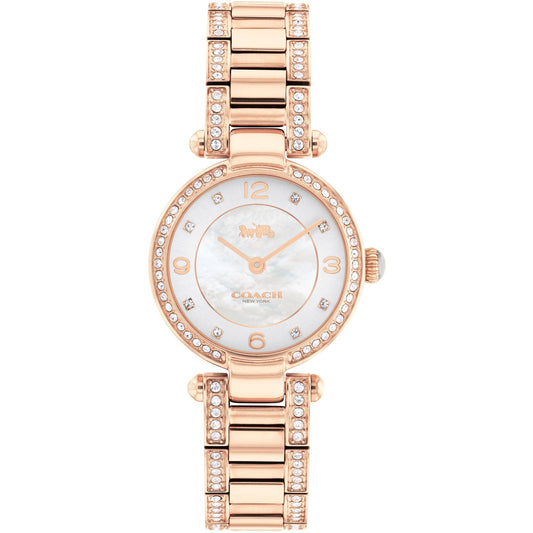 Coach Rose Gold Cary Mother Of Pearl Dial Women's Watch  14503838 - Dawson Watches