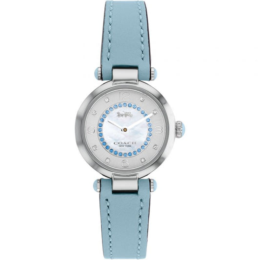 Coach Cary Blue Leather Strap Women's Watch  14503895 - Dawson Watches