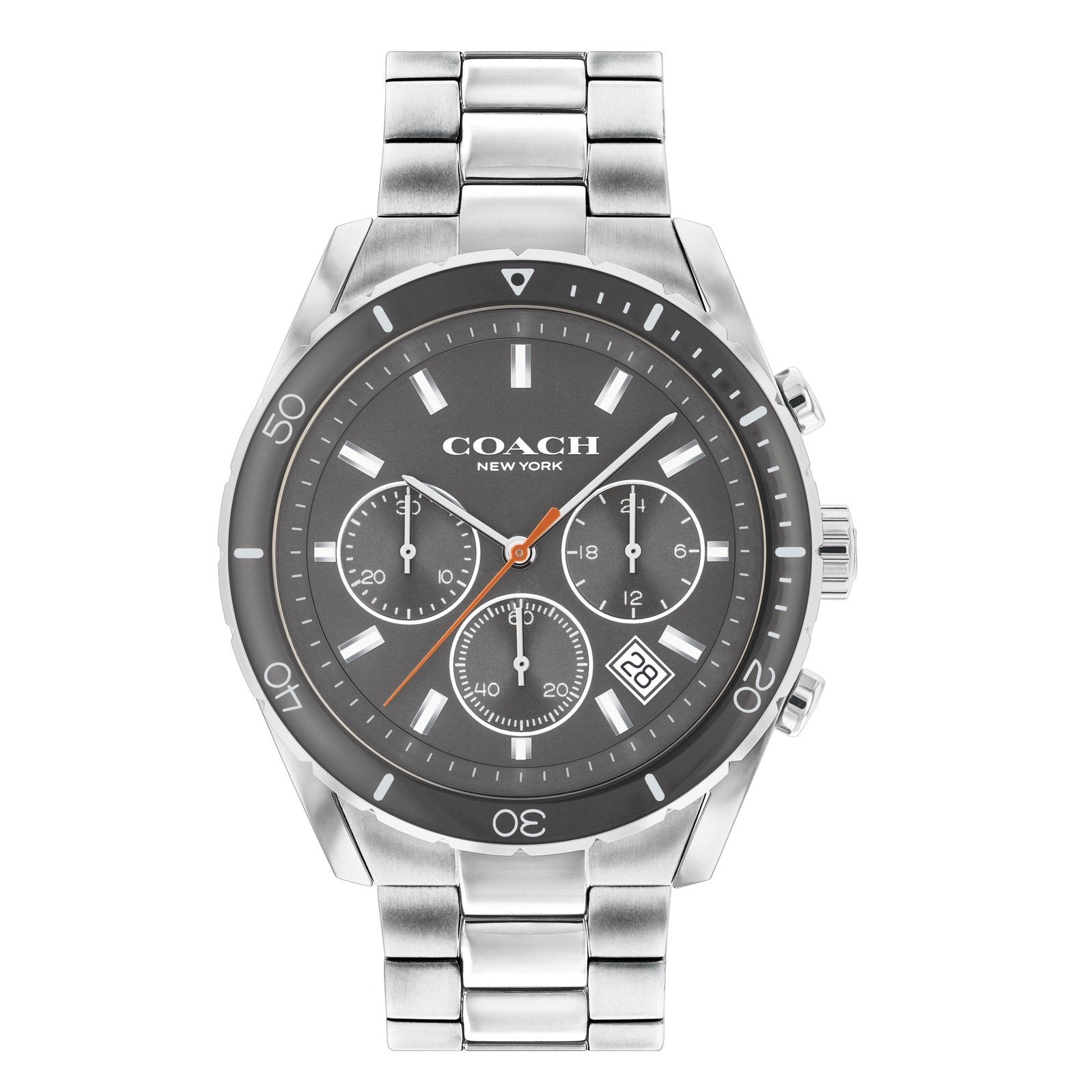 Coach Preston Chronograph Silver Men's Watch  14602515 - Dawson Watches
