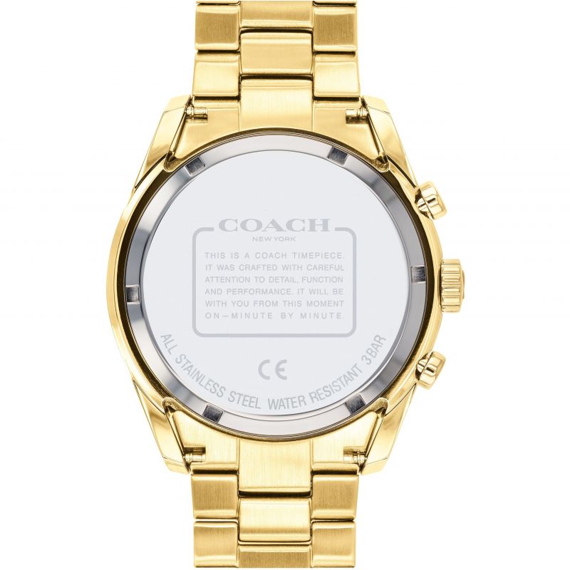 Coach Preston Chronograph Gold Men's Watch 14602517 - Dawson Watches #3