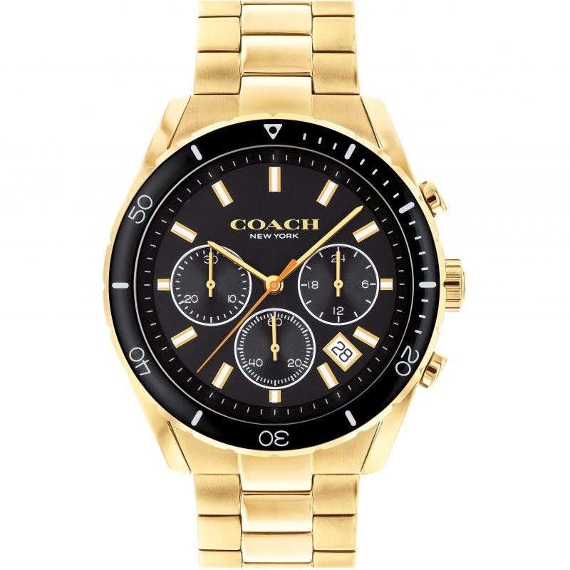 Coach Preston Chronograph Gold Men's Watch  14602517 - Dawson Watches