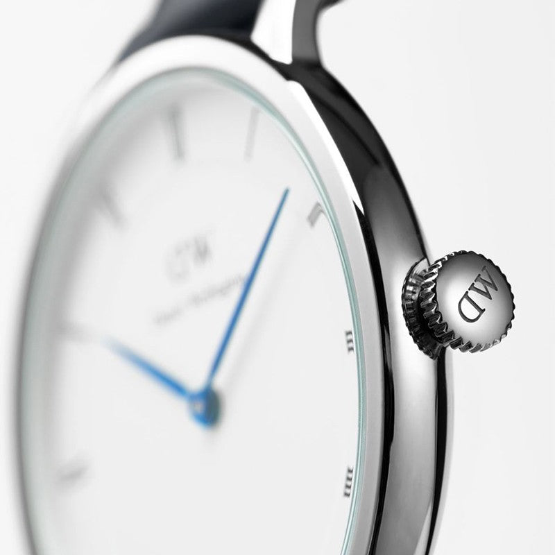 Daniel Wellington Dapper Bristol 34mm Women's Silver Watch DW00100098