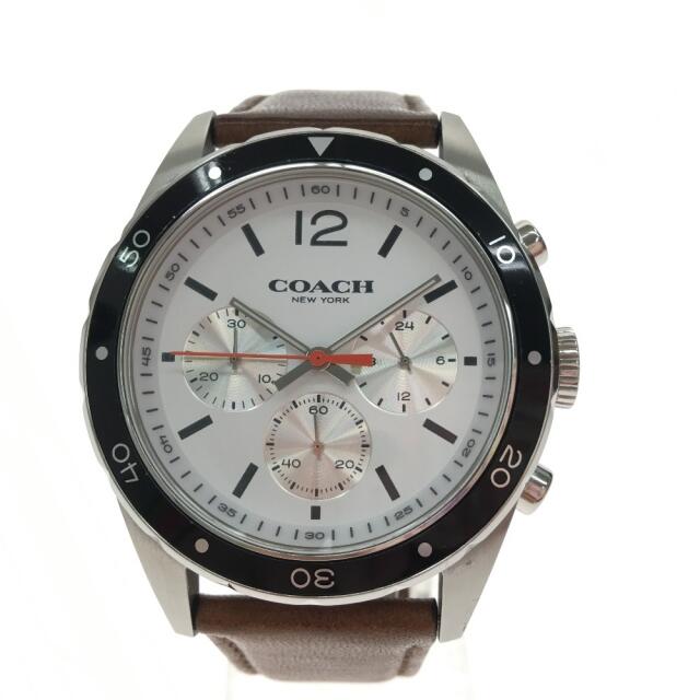 Coach Sullivan Leather Strap Chronograph Men's Watch  14602057 - Dawson Watches