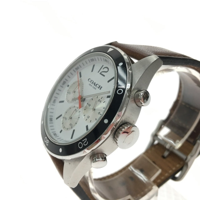 Coach Sullivan Leather Strap Chronograph Men's Watch 14602057 - Dawson Watches #2