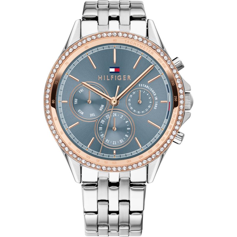 Tommy Hilfiger Crystal Blue Dial Watch 1781976