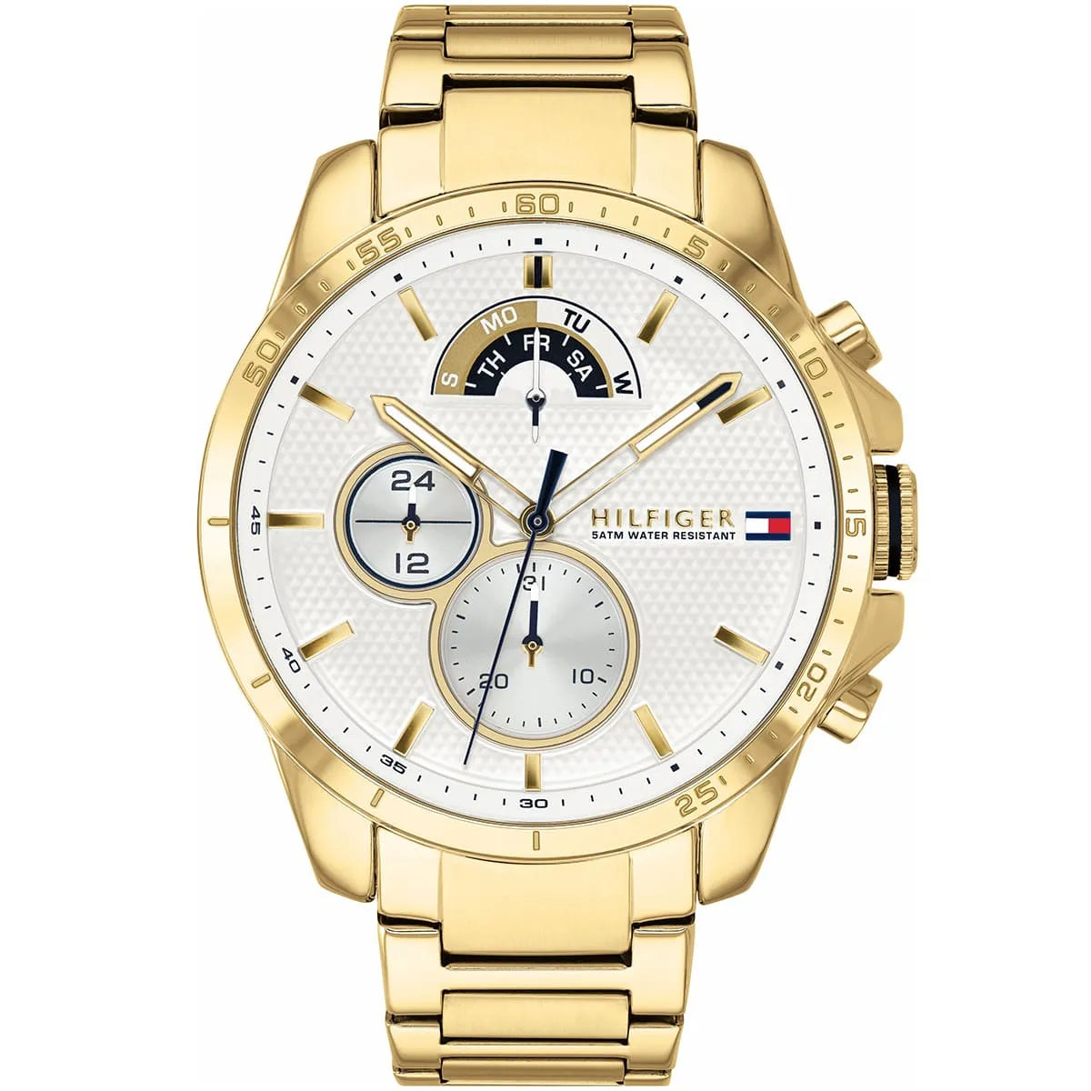 Tommy Hilfiger Iconic Gold Multifunction Men's Watch - 1791538