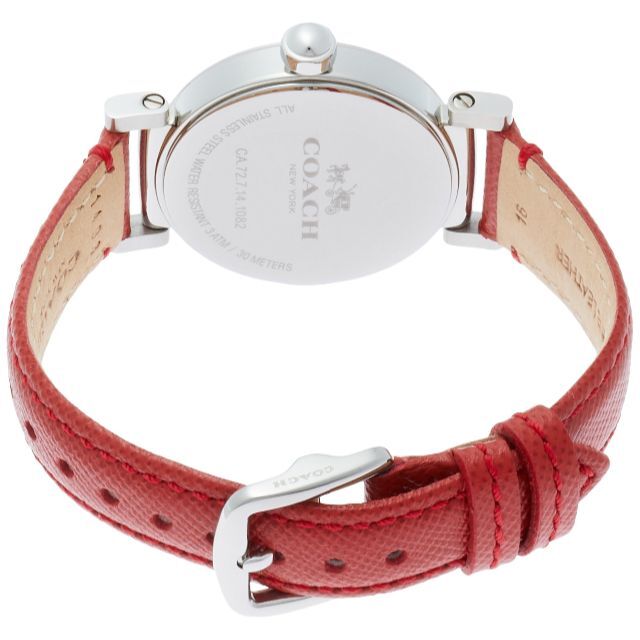 Coach Madison Red Leather Strap Women's Watch 14502407 - Dawson Watches #3