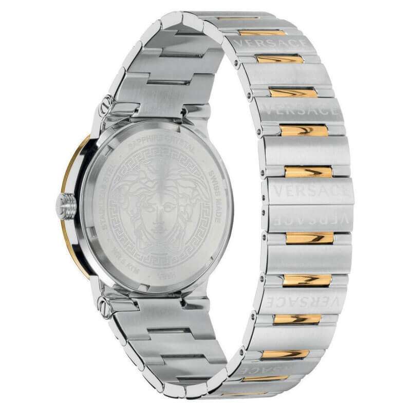 Versace Greca Two-Tone Green Dial Women's Watch VEVH00720 - Dawson Watches #2