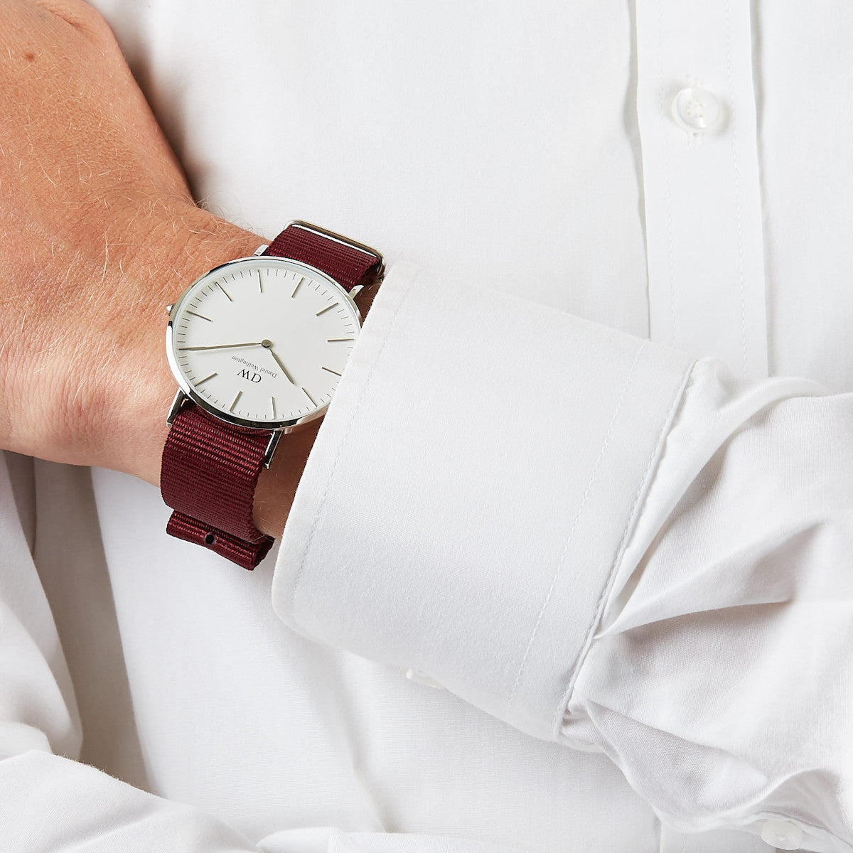 Daniel Wellington Roselyn 40mm Men's Silver Watch DW00100268