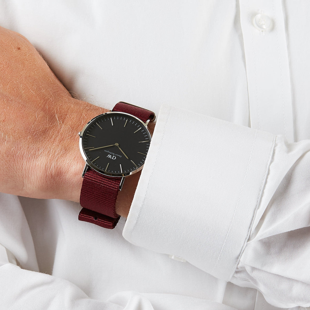 Daniel Wellington Roselyn 40mm Men's Silver Watch DW00100135