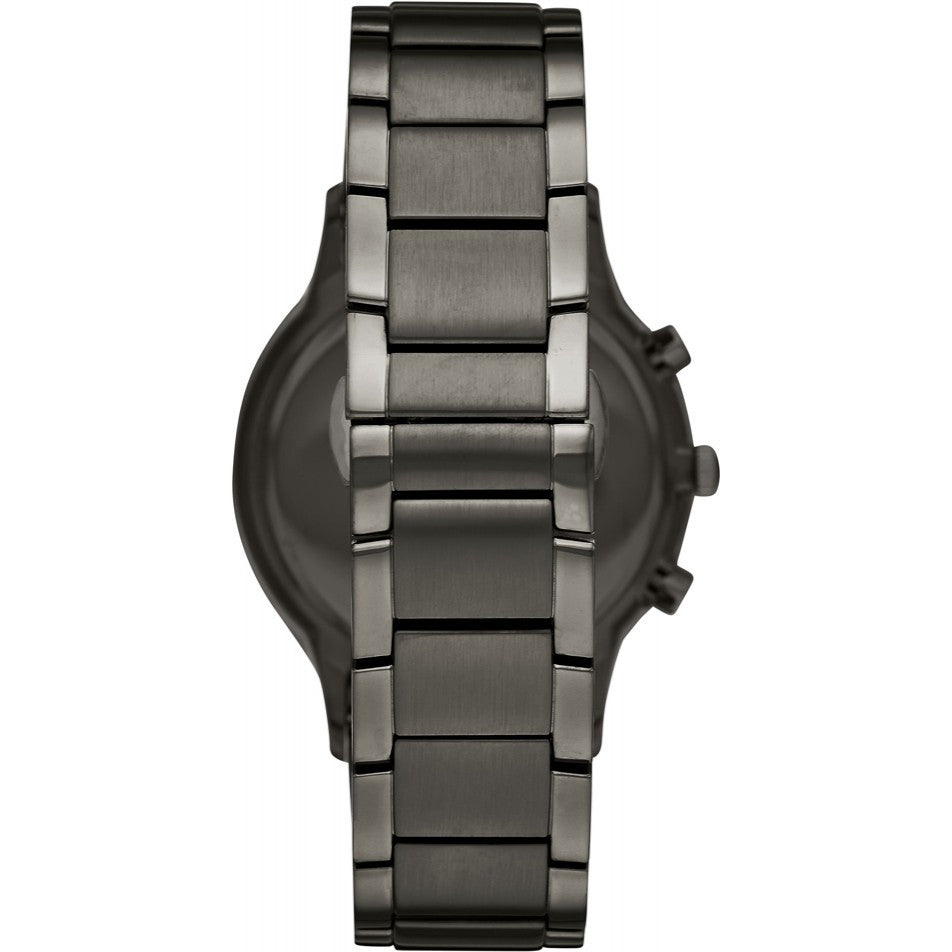 Emporio Armani Renato Chronograph Gunmetal Dial Men's Watch AR11215 Water resistance: 50 meters / 165 feet Movement: Quartz