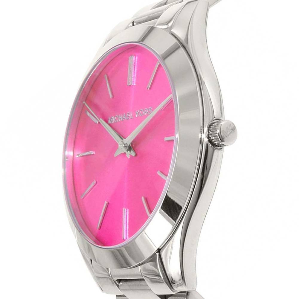 Michael Kors Silver Runway Purple Dial Women's Watch MK3291 - Dawson Watches #3