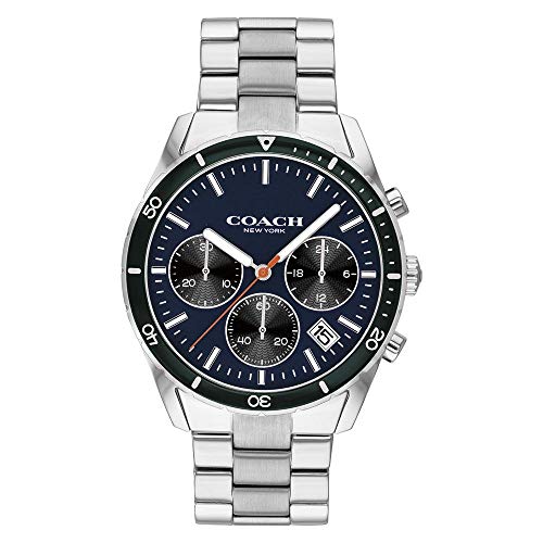 Coach Thompson Silver Sports Men's Watch  14602383 - Dawson Watches