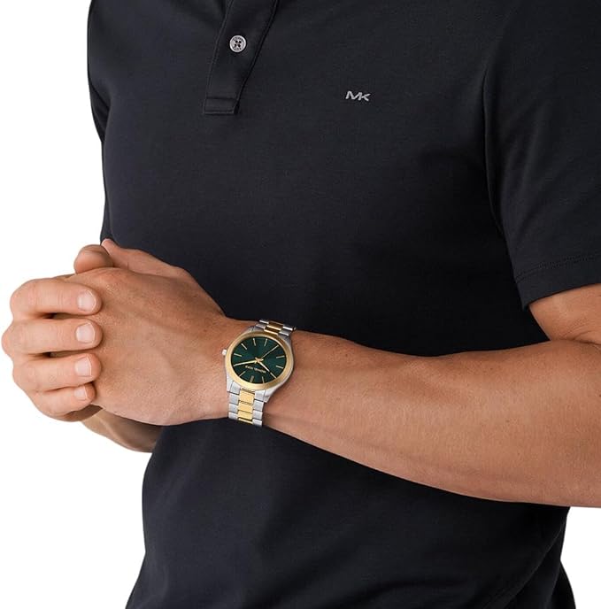 Michael Kors Slim Runway Quartz Green Dial Men's Watch MK9149