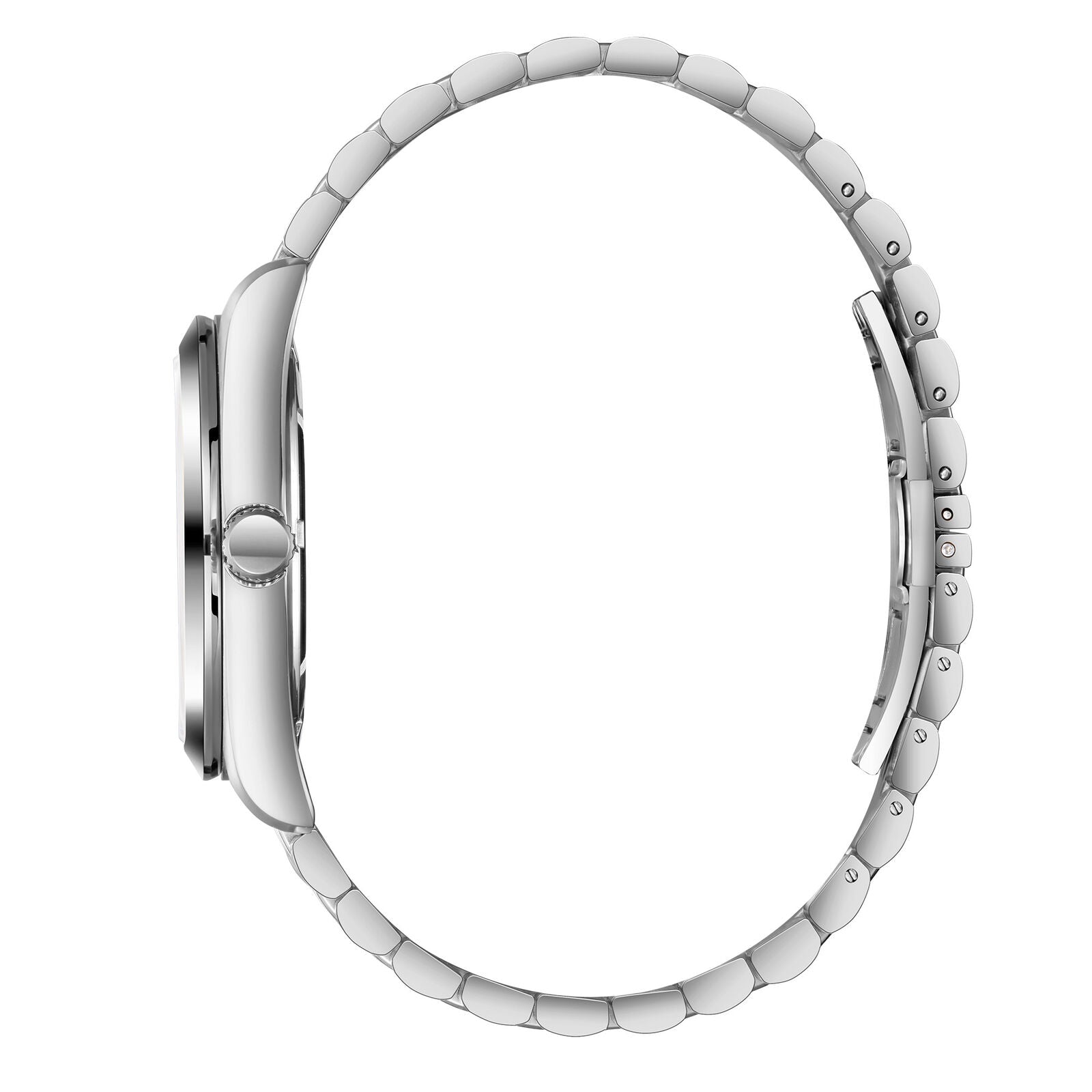 Slazenger Classic Day Date Window Blue Dial Silver Watch - SL.9.2579.1.390