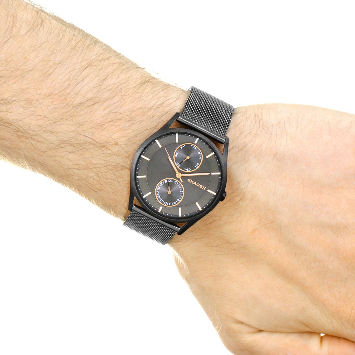 Skagen Holst Multi-Function Grey Dial Unisex Watch SKW6180