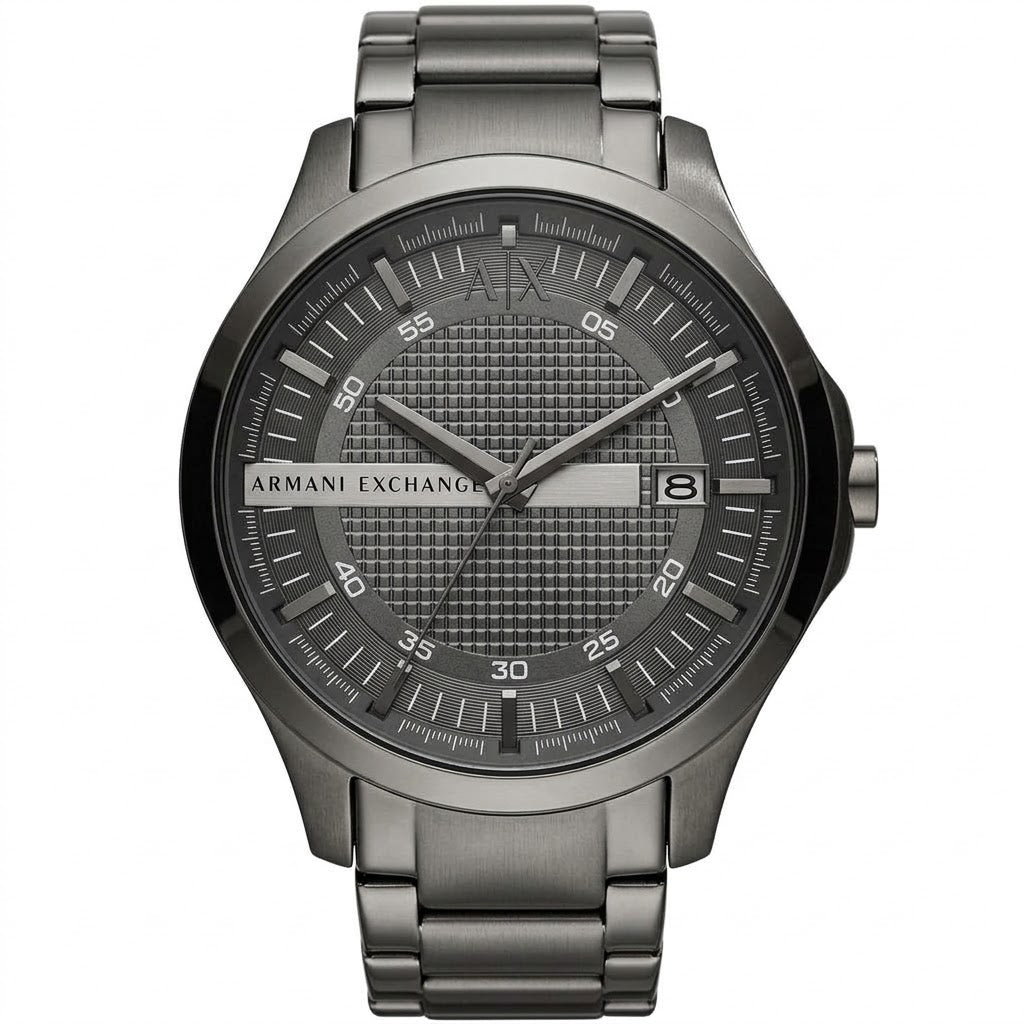 Armani Exchange Hampton Textured Dial All Grey Watch - AX2135