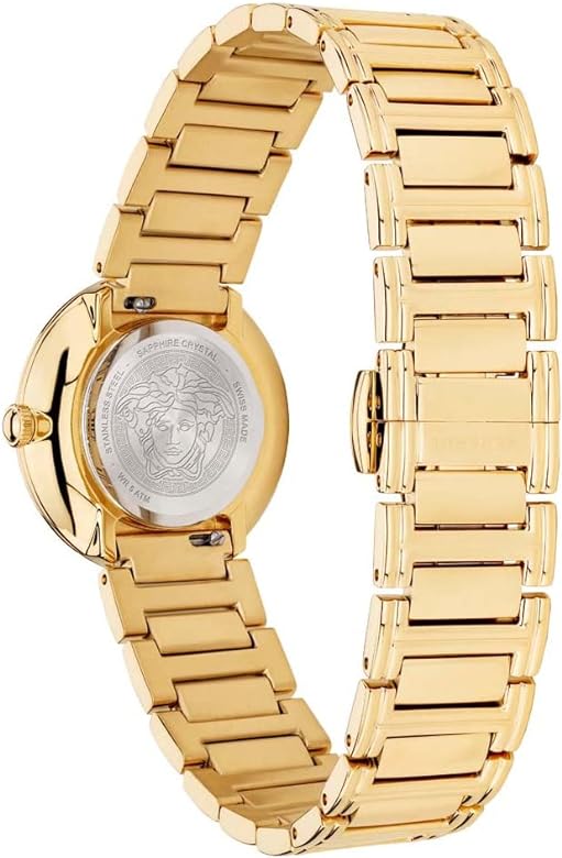 Versace Virtus Gold Mini White Dial Women's Watch VET300221 - Kiwi Watches #2