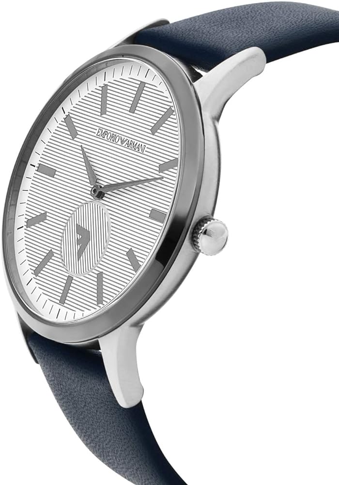 Emporio Armani Renato Blue Leather Men's Watch AR11119 - Dawson Watches #2