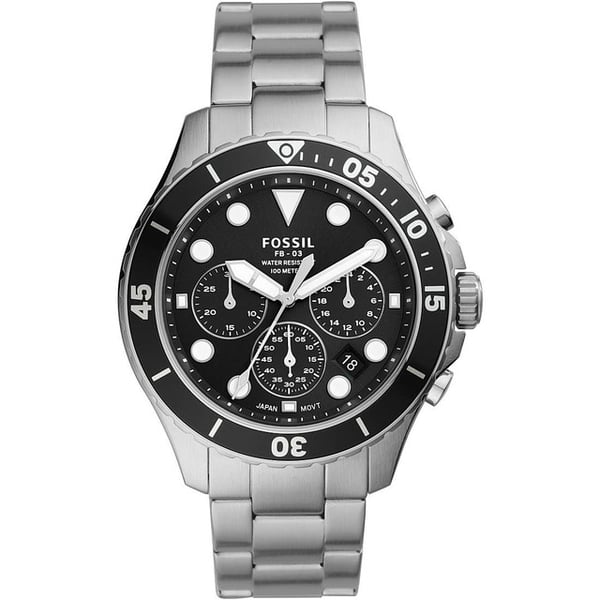 Fossil FB-03 Chronograph Quartz Black Dial Men's Watch FS5725