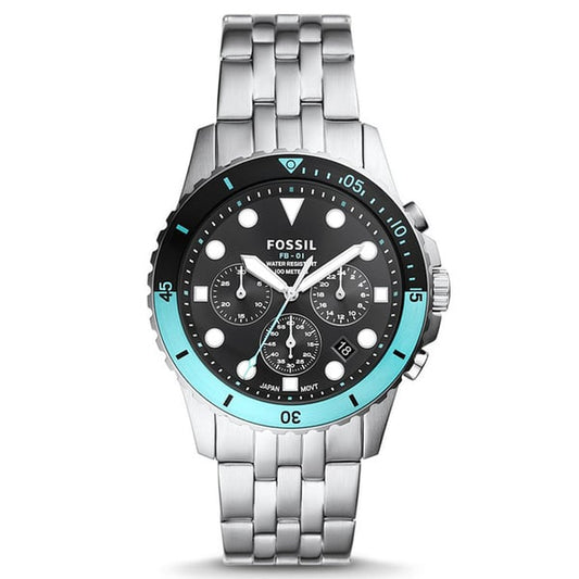 Fossil FB-01 Chronograph Quartz Black Dial Men's Watch FS5827
