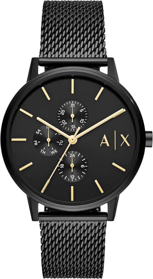 Armani Exchange Cayde Multifunction Black Dial Watch - AX2716