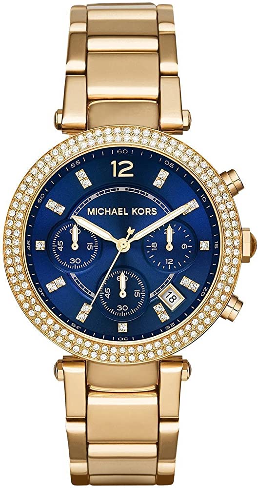 Michael Kors Parker Navy Blue Dial Women's Watch  MK6262 - Kiwi Watches