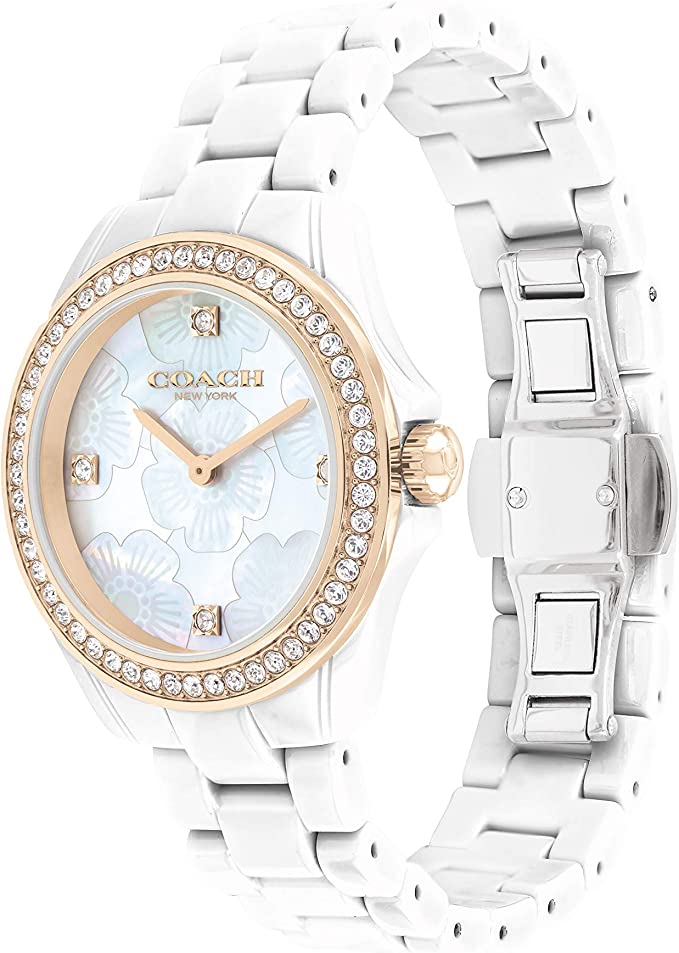 Coach Preston Quartz Mother of Pearl Dial Ladies Watch 14503662