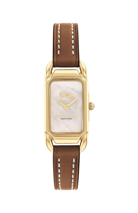 Coach Cadie Brown Leather Strap Women's Watch  14504028 - Dawson Watches
