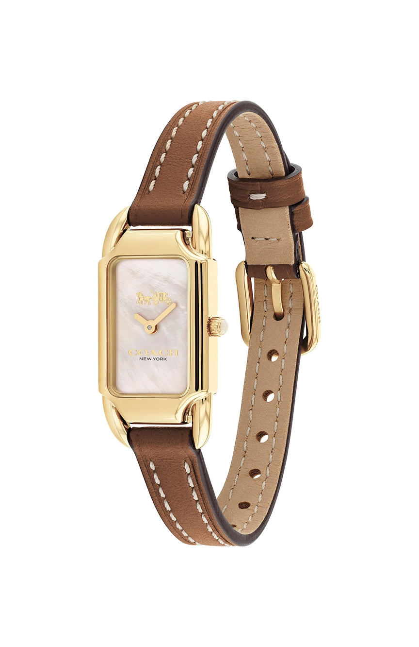Coach Cadie Brown Leather Strap Women's Watch 14504028 - Dawson Watches #2
